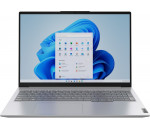 Lenovo ThinkBook 16 G6 IRL Arctic Grey - 16- WUXGA IPS 300nits (Intel i5-13420H, 1x16GB DDR5-5200 (2 slots), 512GB SSD M.2 2242 NVMe (2xM.2 slots), Intel UHD Graphics, WiFi 6 2x2 + BT5.2, 1xTB4, LAN, HDMI, SD CR, FPR, FHD IR CAM, Backlit KB RU, 71Wh BT, F