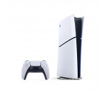 Game Console  Sony PlayStation 5 Digital Slim (without Disc), 1TB, White; 1 x Gamepad (Dualsense)