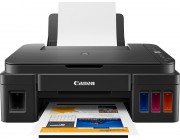 MFD Canon Pixma G2411
MFD A4,  Print, Copy, Scan
Print Resolution: Up to 4800 x 1200 dpi
Print Technology: 2 FINE Cartridges (Black and Colour), refillable ink tank printer
Mono Print Speed:  Approx. 8.8 ipm
Colour Print Speed: Approx. 5.0 ipm
Photo 