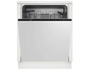 Посудомойкa (встраиваемая) Beko BDIN16430 14 sets of dishes | E | 81.8x59.8x55 | 6 programs | Display - Белый