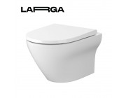 Vas WC suspendat Cersanit Larga Oval clean-on cu capac slim S701-472
