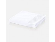 Белое полотенце (001), 100% хлопок, 50x100см, лофт