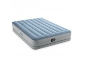 Матрас надувной двуспальный 152х203х36см  Intex Dura Beam Comfort + встроенный насос USB