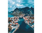 Картина по номерам (без упаковки)  Норвежские фьорды
