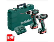 BS+SSD 12V 2x2.0 Ah Набор комбинированных отверток METABO 685166000