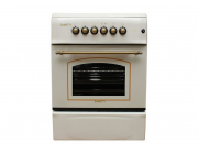 Плита Zanetti Z5000 EKR 50x60, 4 газ.конфорки.электроподжиг,электро духовка,кремовая