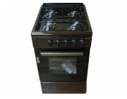Плита Zanetti Z500 EBR 50x55, 4 газ.конфорки.,электро духовка,коричневая,