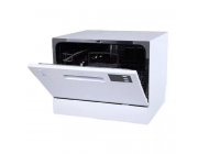 Посудомоечная Машина Midea MCFD55320W КОМПАКТНАЯ (ВхШхГ) 43.8 х 55 х 50 см.A+.6-комплектов.7-программ.Дисплей.Цвет белый.