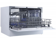 Посудомоечная Машина Comfee CDWC550W(ГхШхВ)60x55x43.8. A .Вместимость, комплектов-6.программ-6.Электронное Управление LED.Белый