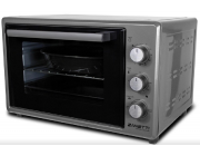 Электрическая Духовка ZANETTI CE 48 Grey 2 HP59X39X33, 48 л,1600 вт,Vertel,Конвекция.Таймер,Гриль,два протевня,+2 конфорки електрические,серый,
