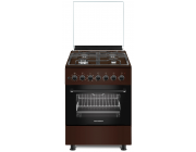 Плита Electroplus EP6060 EBR Fonta 60x60, 4 газ.конфорки,чугунные решетки .электроподжиг,электро духовка,BR