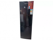 Холодильник Electroplus SB 185 NF LCD BLACK GLASS(ВхШхГ) 185x60x60. A+ . л. без ручек. белый. NO FROST BLACK GLASS
