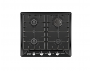 Плита Electroplus 1120 BLACK4 газ конфорки.Решетка чугунная.панел управления спереди .Электроподжиг.эмаль.черный