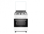 Плита Electroplus PG60 EWH (VESTEL) 60x60, 4 газ.конфорки,GAZ CONTROL.чугунные решетки .электроподжиг,электро духовка,белый