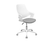 Fotoliu Birou GEO~M70-W White frame+Grey seat — Fotolii de birou