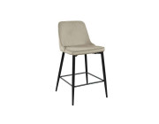 Scaun de Bar Clasic Small~Beige HLR9+Black Legs