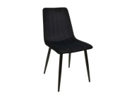 Scaun DC-90P~N66 Catifea Black+Black Legs