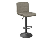 Scaun de bar SB-044~Dark Grey Pu+Black Legs
