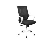 Fotoliu Birou F-20141 A~Black Seat+White Frame