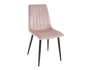 Scaun DC-90P~N25 Catifea Pudra+Black Legs