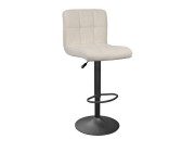 Scaun de bar SB-044 Velvet Beige + Black Leg