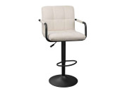 Scaun de Bar SB-042~Velvet Beige+Black leg