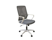 Fotoliu Birou F-20141 A~Grey Seat+White Frame