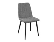Scaun DC-90~BGF166-4 Dark Grey Velvet+Black Legs