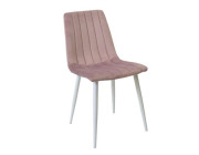 Scaun DC-90P~N25 Catifea Pudra+White Legs
