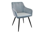 Scaun DC-1936 ~Iris Light Blue HLR61+Black Legs