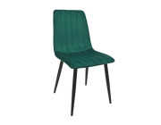 Scaun DC-90P~N56 Catifea Green+Black Legs