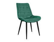 Scaun Hans~Catifea Green HLR57 + Black Legs