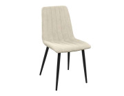 Scaun DC-90~BGF166-2 Beige Velvet+Black Legs