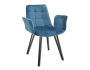 Scaun DC-18~Blue+Black Legs