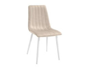 Scaun DC-90P~N7 Catifea ~ Beige+White Legs