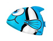 Силиконовая шапочка для плавания синий Spokey RYBKA MARLIN