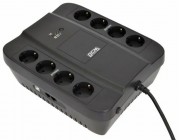 UPS  Ultra Power  850VA/480W, (3 steps of AVR, CPU controlled), USB, 8 Schuko, 2 IEC, plastic case
