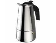 Xavax 111274, Espresso Maker, Maker for 4 Cupsl, Induction, Silve
