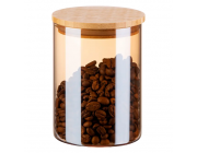 Ardesto AR1354BLRG  Coffee Tin, 540 ml, rotund, sticla, bambus
