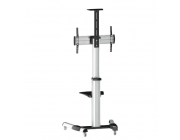 TV Mount Stand Reflecta 70VC-Shelf; 37-70- Silver, Fixed, VESA up to 600x400; max.50kg
