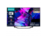 55- LED SMART TV Hisense 55U7KQ, Mini LED 3840x2160, VIDAA OS, Gray
