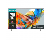 55- LED SMART TV Hisense 55U6KQ, Mini LED 3840x2160, VIDAA OS, Gray
