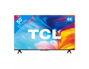 50- LED SMART TV TCL 50P635, Real 4K, 3840x2160, Google TV, Black
