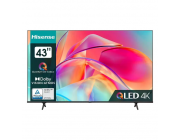 43- LED SMART TV Hisense 43E7KQ, QLED, 3840x2160, VIDAA OS, Black
