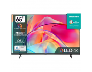 65- LED SMART TV Hisense 65E7KQ,  QLED, 3840x2160, VIDAA OS, Black
