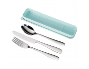 Xavax 181599, Cutlery Set, Нож, Fork, Spoon, Blue