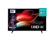 85- LED SMART TV Hisense 85A6K, Real 4K, 3840x2160, VIDAA OS, Black
