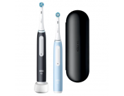 Зубная щетка Braun Oral-B iO3 Matt Black/Ice Blue Duo Edition
