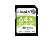 ..64GB  SDXC Card (Class 10) UHS-I , U1, Kingston Canvas Select Plus 