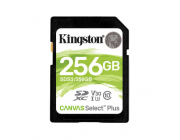 .256GB  SDXC Card (Class 10) UHS-I , U3, Kingston Canvas Select Plus 